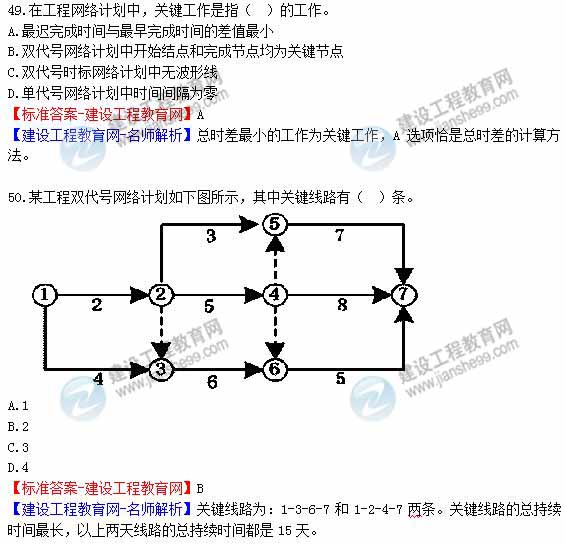 2012年造價(jià)工程師《理論與法規(guī)》試題及詳細(xì)答案解析（5）