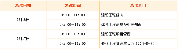 廣東2018年一級建造師考試時(shí)間是什么時(shí)候？