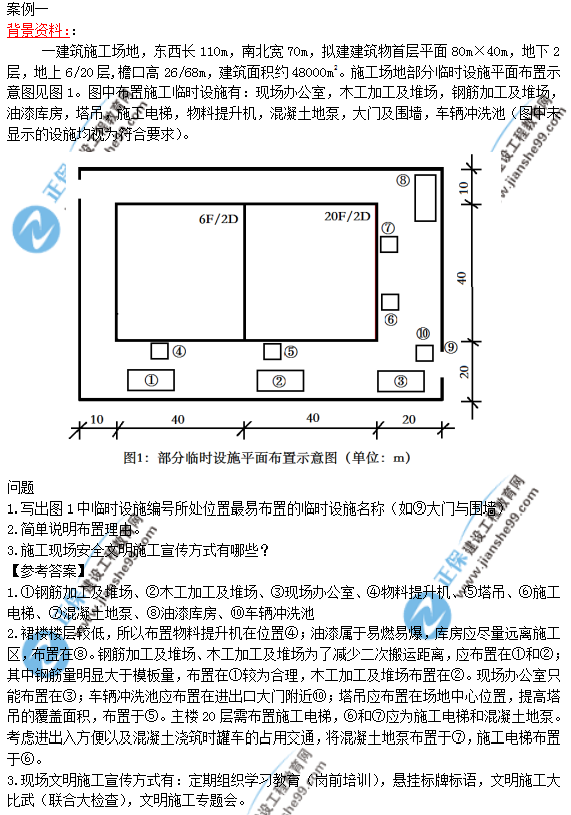 2018年一級建造師《建筑實務》試題答案及解析