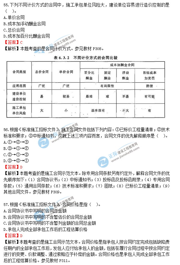 2018年造價工程師《建設工程造價管理》試題及答案解析