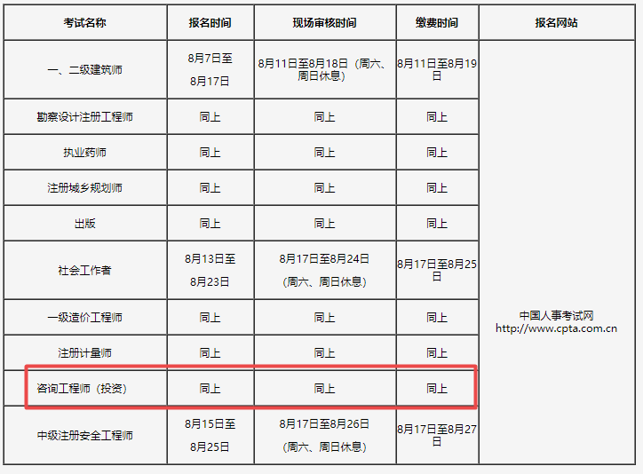 吉林咨詢(xún)工程師報(bào)名公告